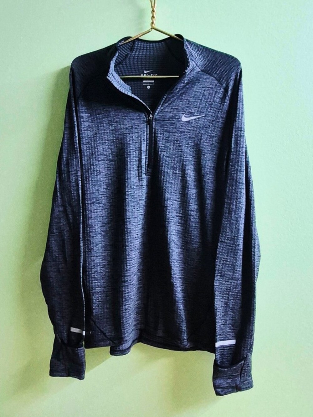 Nike Element Sphere Half-Zip Men’s Running Top - Heather Gray